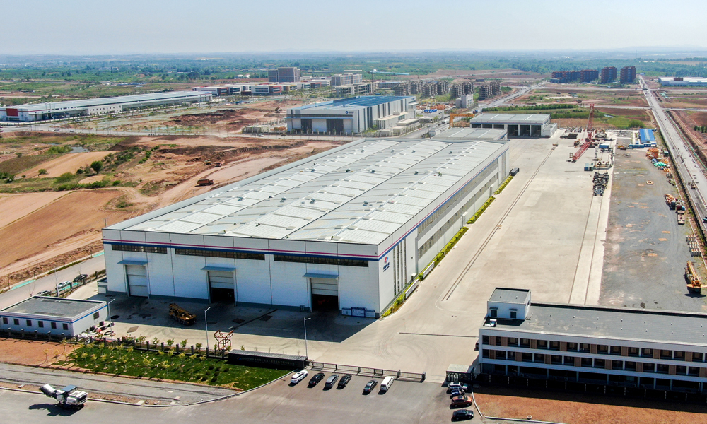 建设中的太平湾风电产业园。