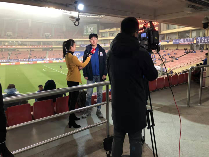 中国联通上海分公司打造5G足球场