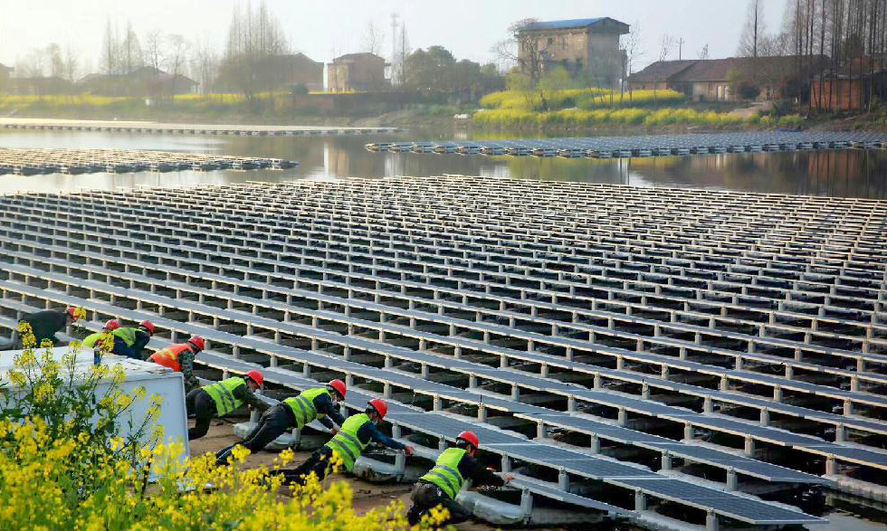 益阳北港长河渔光互补光伏电站工程于近日全面复工，本月底消缺工作全部结束。