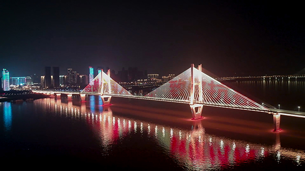 武汉二桥夜景